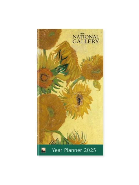National Gallery: Van Gogh, Sunflowers 2025 Year Planner - Month to View, Diary or journal Book