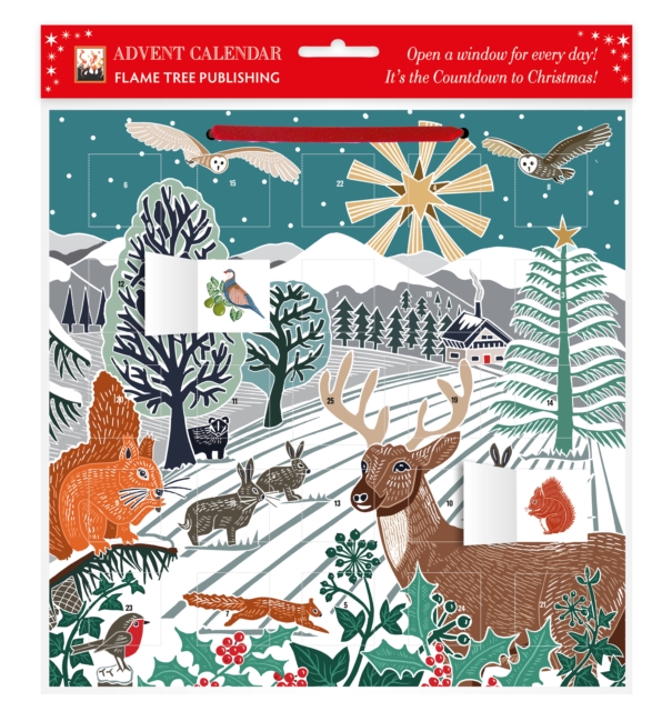 Kate Heiss: Winter Wonderland Advent Calendar (with stickers), Calendar Book