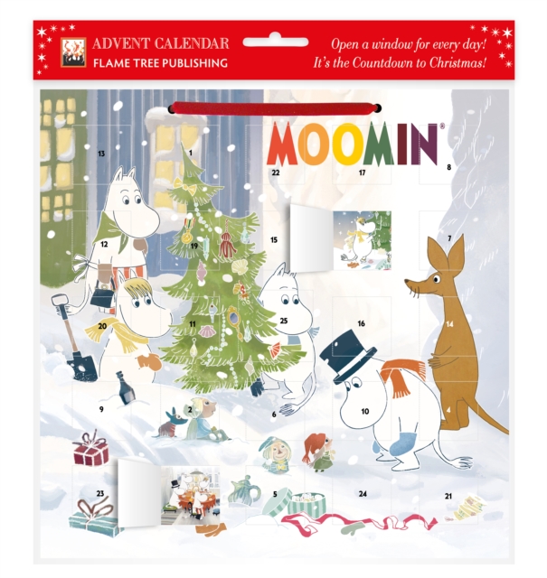 Moomin: Decorating the Tree Advent Calendar (with stickers), Calendar Book