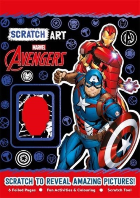 Marvel Avengers: Scratch Art, Paperback / softback Book