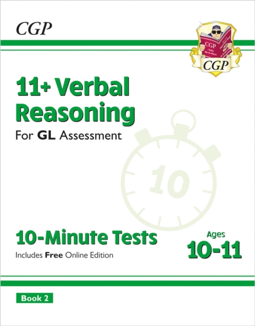 11+ GL 10-Minute Tests: Verbal Reasoning - Ages 10-11 Book 2 (with Online Edition), Paperback / softback Book