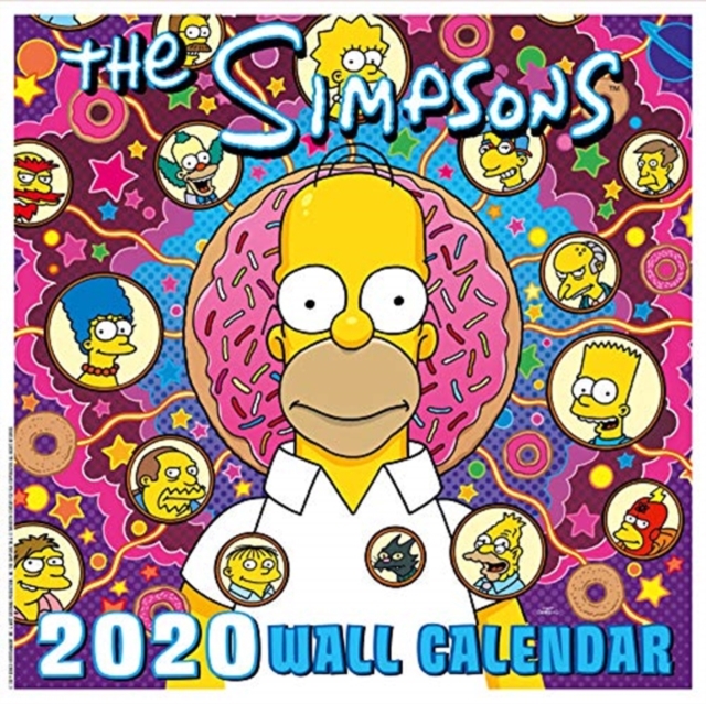 The Simpsons 2020 Calendar - Official Square Wall Format Calendar, Calendar Book