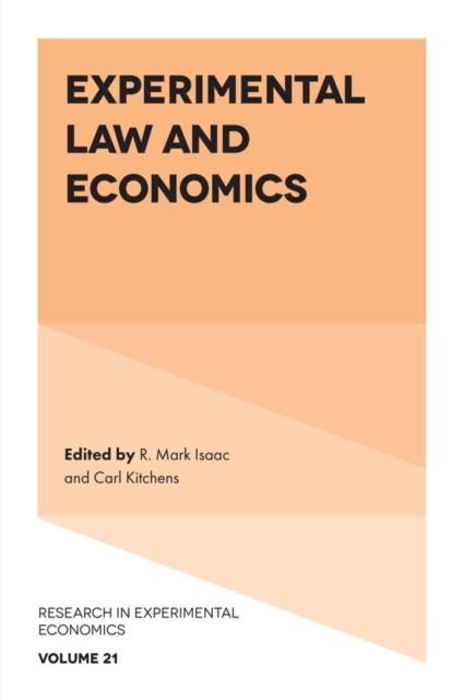Experimental Law and Economics, EPUB eBook