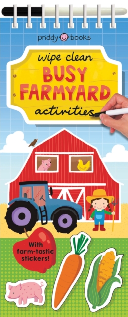 Wipe Clean Busy Farmyard Activities, Spiral bound Book