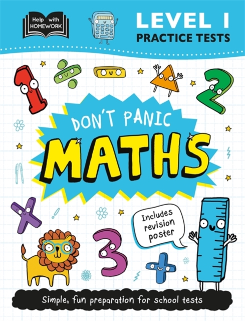 Level 1 Practice Tests: Don't Panic Maths, Paperback / softback Book