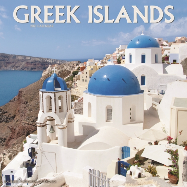 Greek Islands 2021 Wall Calendar, Calendar Book