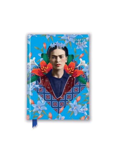 Frida Kahlo - Blue Pocket Diary 2021, Diary Book