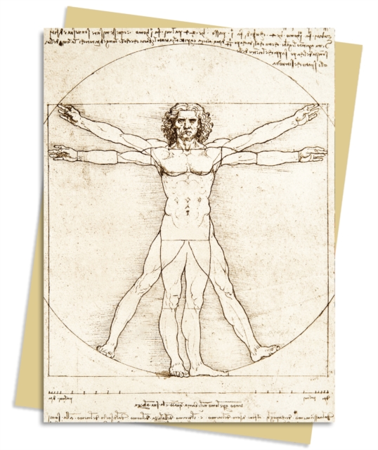 Leonardo da Vinci: Vitruvian Man Greeting Card Pack : Pack of 6, Cards Book