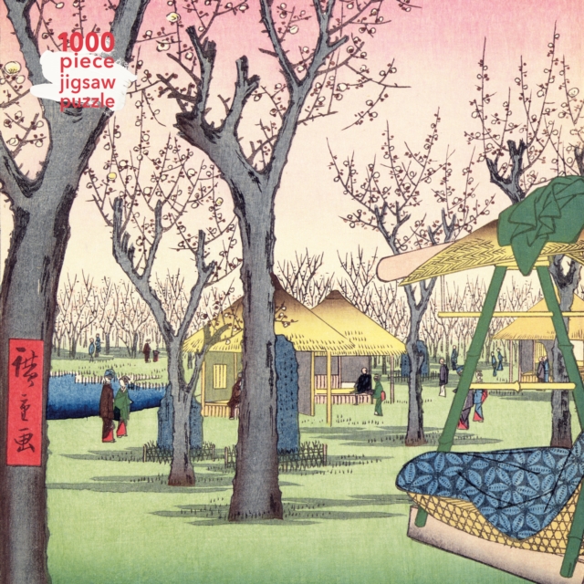 Adult Jigsaw Puzzle Utagawa Hiroshige: Plum Garden : 1000-piece Jigsaw Puzzles, Jigsaw Book