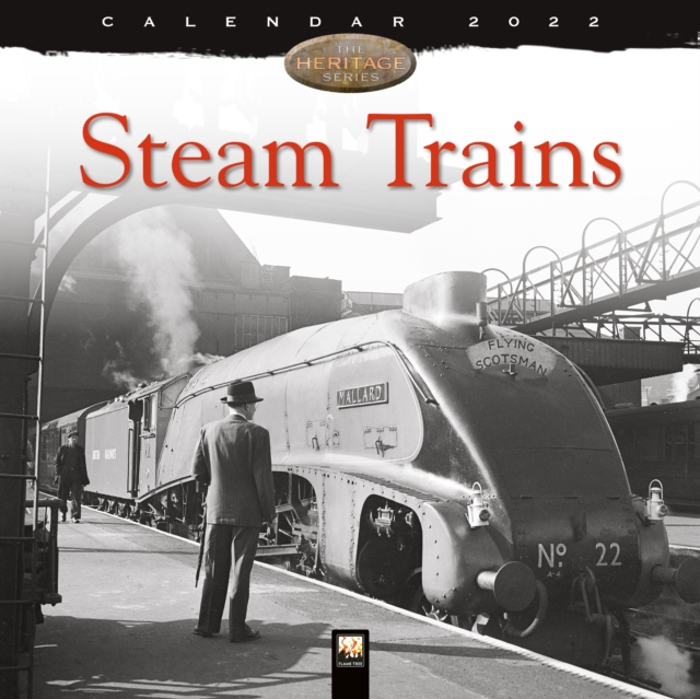 Steam Trains Heritage Wall Calendar 2022 (Art Calendar), Calendar Book