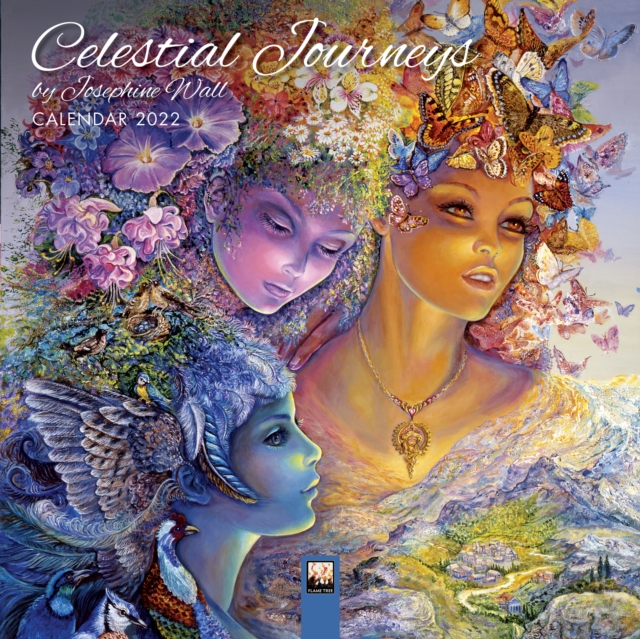 Celestial Journeys by Josephine Wall Mini Wall calendar 2022 (Art Calendar), Calendar Book
