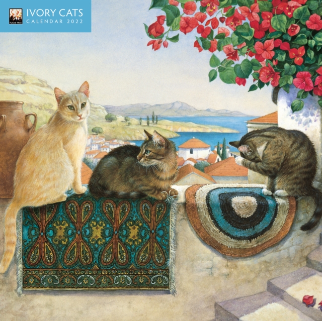 Ivory Cats Mini Wall calendar 2022 (Art Calendar), Calendar Book