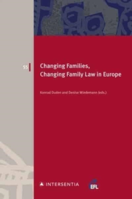 Changing Families, Changing Family Law in Europe, Paperback / softback Book