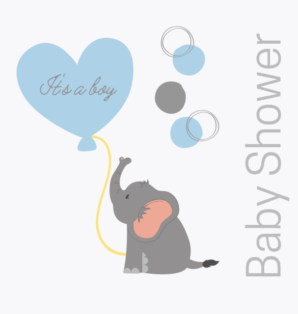Welcome baby boy, baby shower guest book (Hardback), Hardback Book