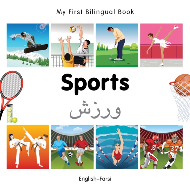 My First Bilingual Book -  Sports (English-Farsi), Board book Book