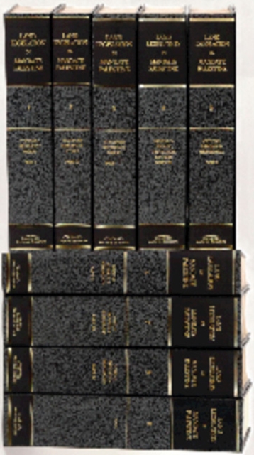 Land Legislation in Mandate Palestine 9 Volume Hardback Set Including Boxed Maps, Mixed media product Book