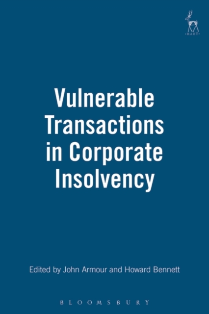 Vulnerable Transactions in Corporate Insolvency, Hardback Book