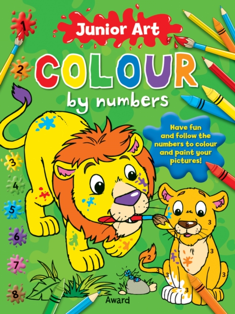 Junior Art Colour By Numbers: Lion, Paperback / softback Book
