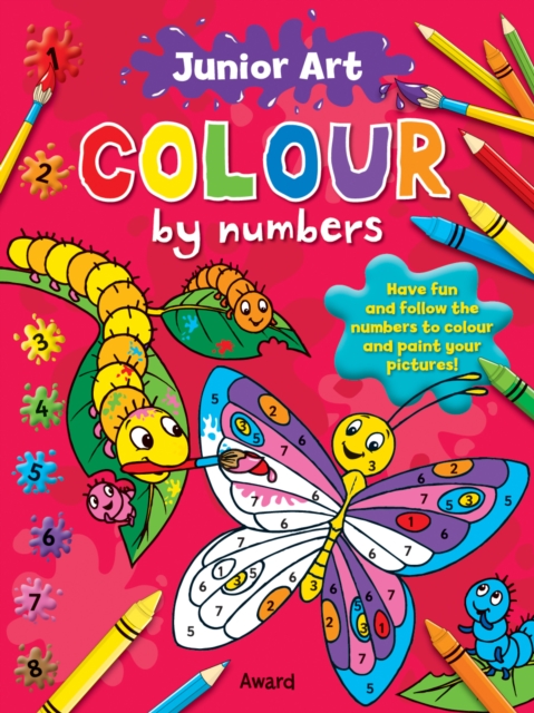 Junior Art Colour By Numbers: Butterfly, Paperback / softback Book