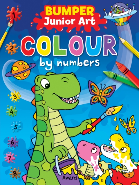 Junior Art Bumper Colour By Numbers, Paperback / softback Book