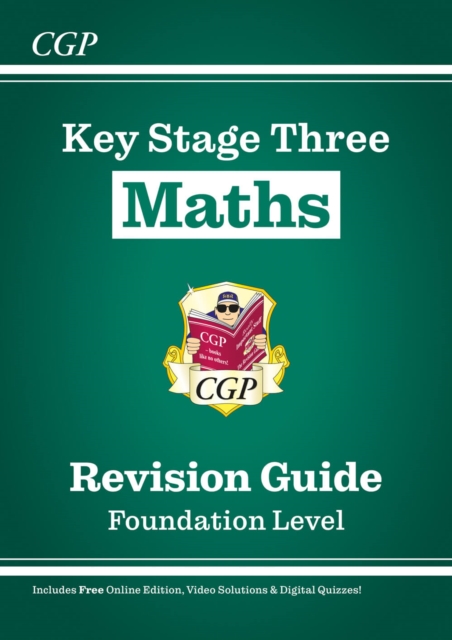 New KS3 Maths Revision Guide – Foundation (includes Online Edition, Videos & Quizzes), Multiple-component retail product, part(s) enclose Book