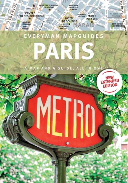 Paris Everyman Mapguide, Hardback Book