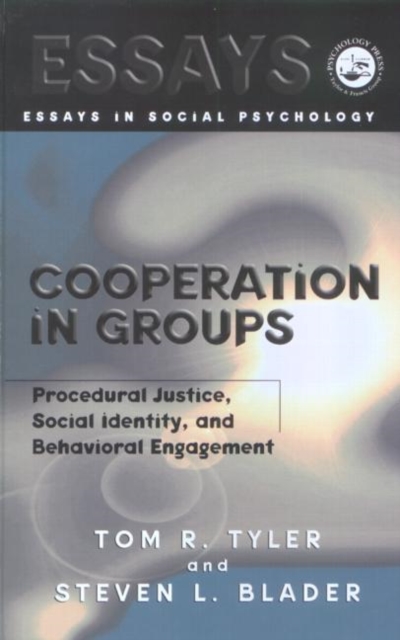 Cooperation in Groups : Procedural Justice, Social Identity, and Behavioral Engagement, Hardback Book