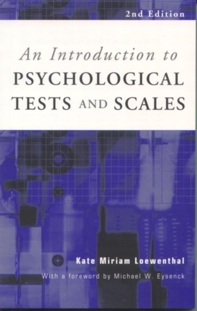 An Introduction to Psychological Tests and Scales, Paperback / softback Book