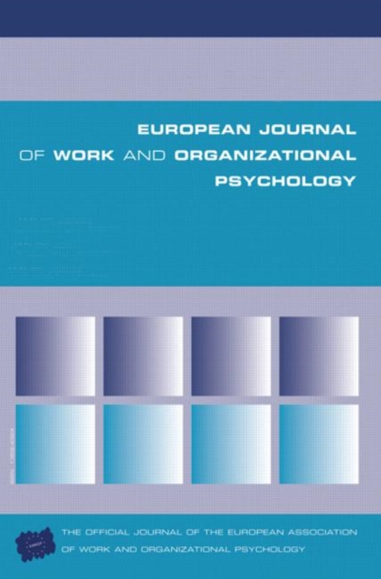 Psychological and Organizational Climate Research: Contrasting Perspectives and Research Traditions : A Special Issue of the European Journal of Work and Organizational Psychology, Paperback / softback Book