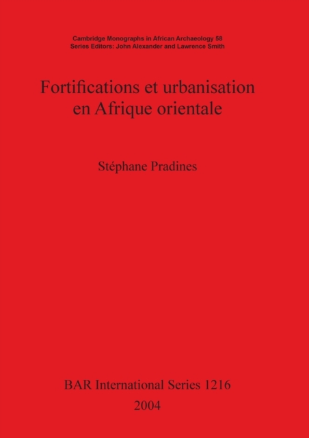 Fortifications et urbanisation en Afrique orientale, Paperback / softback Book
