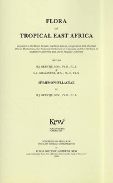 Flora of Tropical East Africa: Hymenophyllaceae : Hymenophyllaceae, Paperback / softback Book