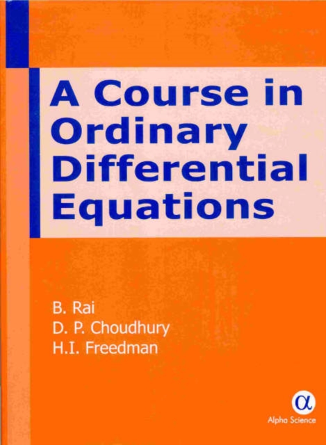 A Course in Ordinary Differential Equations, Hardback Book