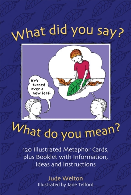 What Did You Say? What Do You Mean? : 120 Illustrated Metaphor Cards, Plus Booklet with Information, Ideas and Instructions, Cards Book