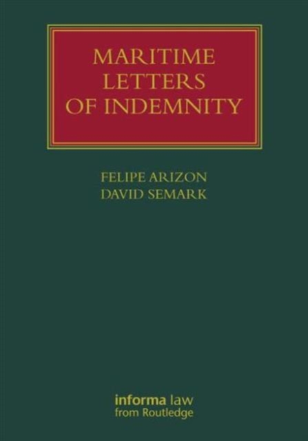 Maritime Letters of Indemnity, Hardback Book