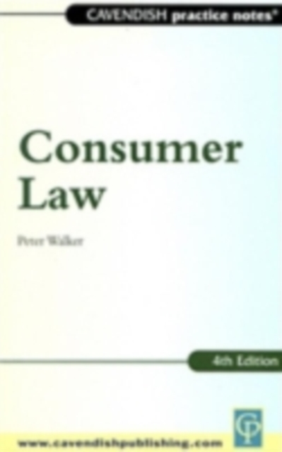 Practice Notes on Consumer Law, PDF eBook