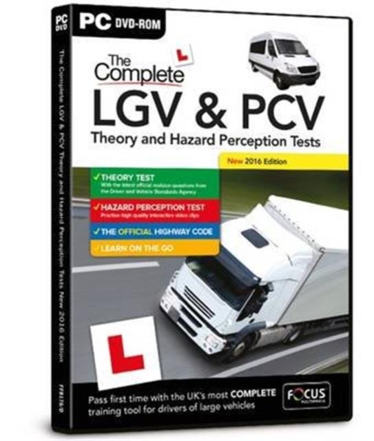 The Complete LGV & PCV Theory and Hazard Perception Tests, DVD-ROM Book