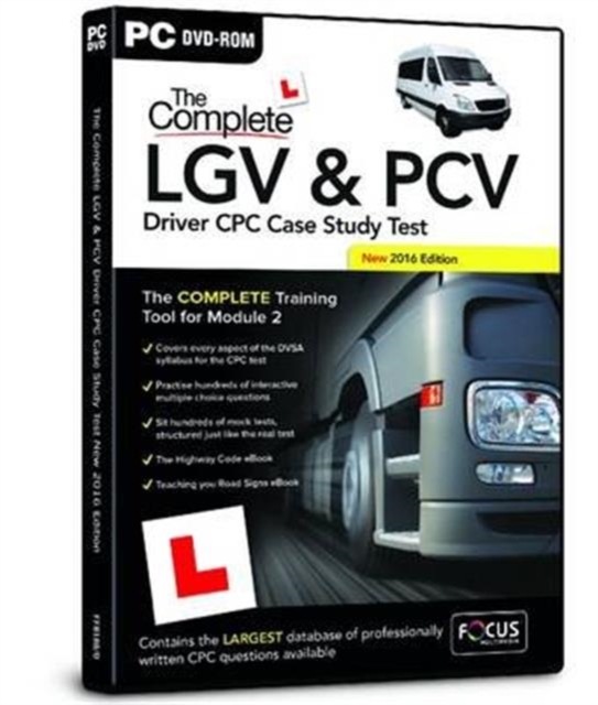 The Complete LGV & PCV Driver CPC Case Study Test, DVD-ROM Book