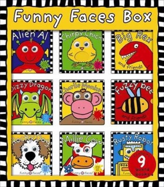 My Big Funny Faces Box, Board book Book