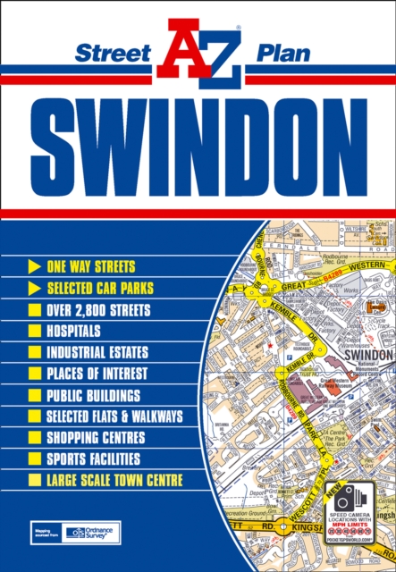 Swindon Street Plan, Sheet map, folded Book