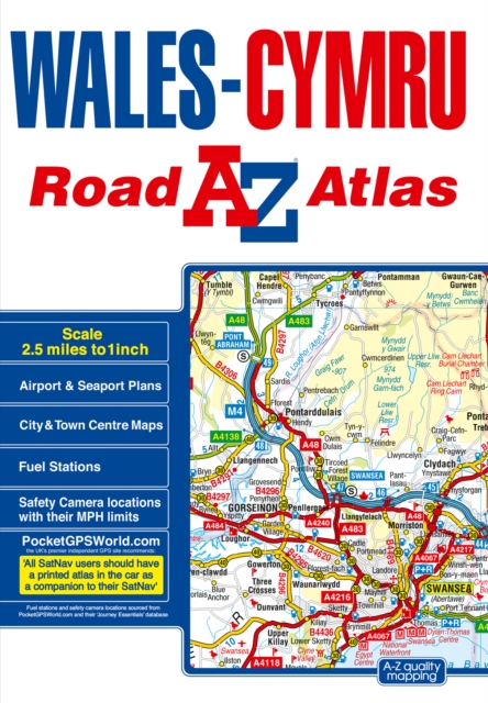 Wales A-Z Road Atlas, Paperback / softback Book