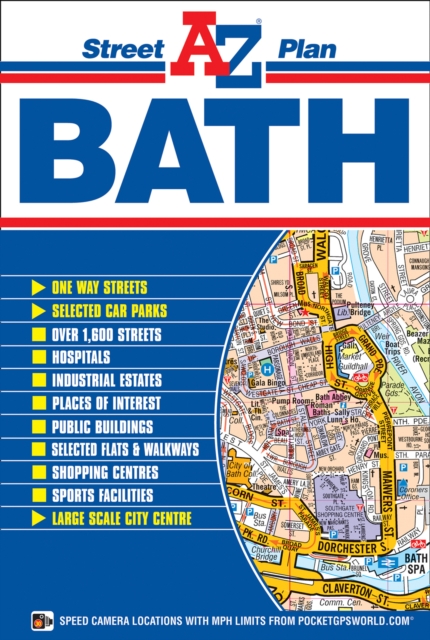 Bath Street Plan, Sheet map, folded Book