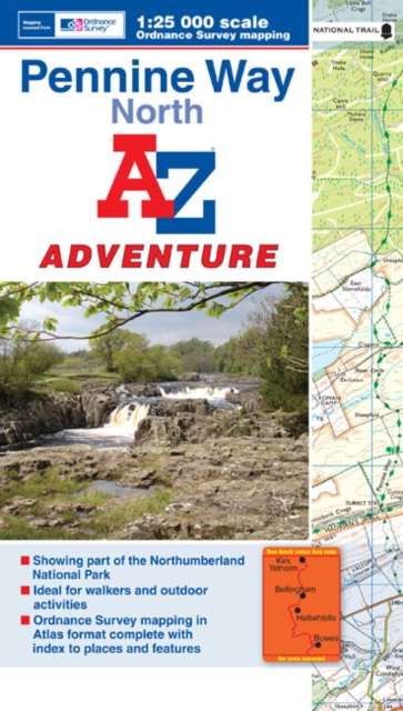 Penine Way (North) Adventure Atlas, Paperback Book