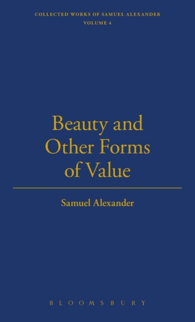 Beauty and Other Forms of Value, Hardback Book