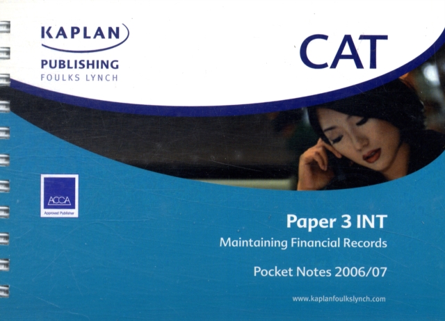 Maintaining Financial Records : (Int), Pocket Notes, Spiral bound Book