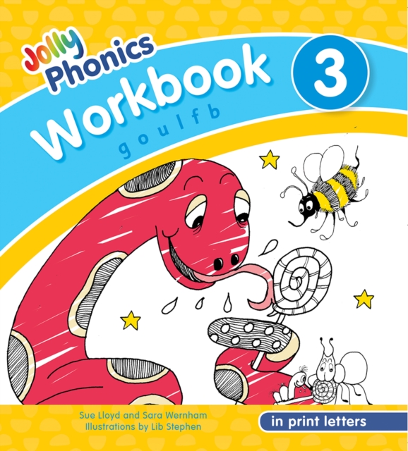 Jolly Phonics Workbook 3 : in Print Letters (American English edition), Paperback Book