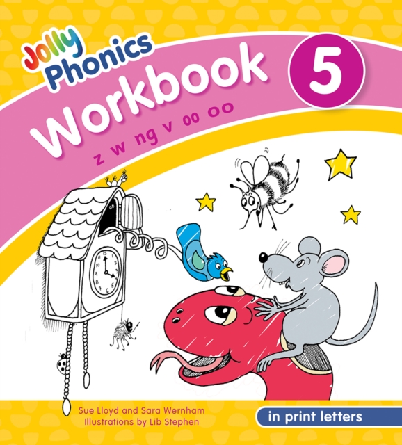 Jolly Phonics Workbook 5 : in Print Letters (American English edition), Paperback Book