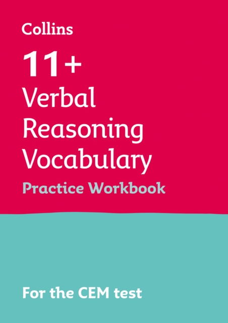 11+ Verbal Reasoning Vocabulary Practice Workbook : For the 2024 Cem Tests, Paperback / softback Book