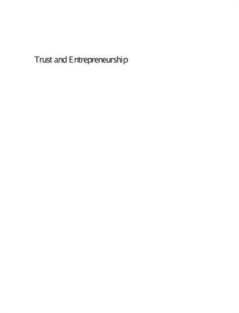 Trust and Entrepreneurship, PDF eBook