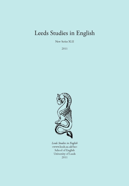 Leeds Studies in English 2011, Paperback / softback Book