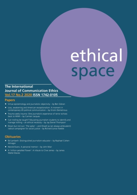Ethical Space Vol.17 Issue 2, Paperback / softback Book